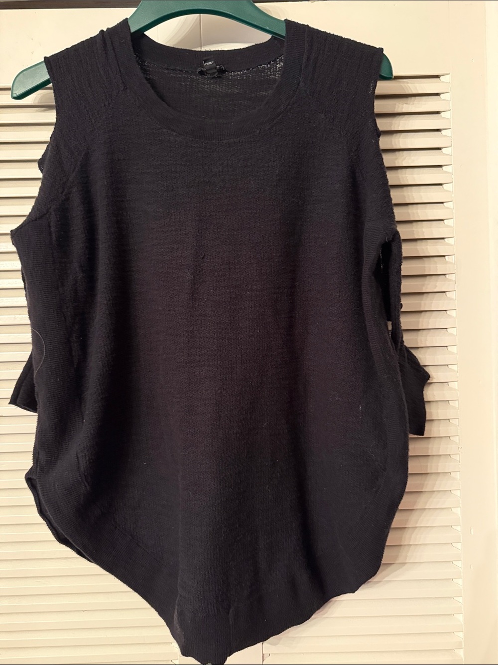 Express Black Sleeveless Knit Tank Top